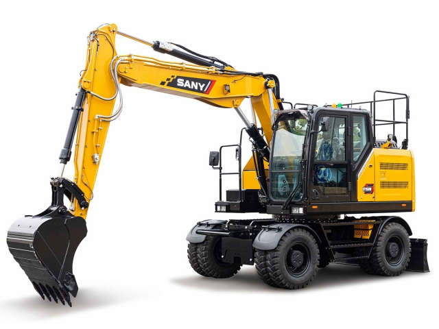 Kolesové rypadlo SANY SY155W