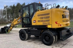 Kolesové rypadlo SANY SY155W